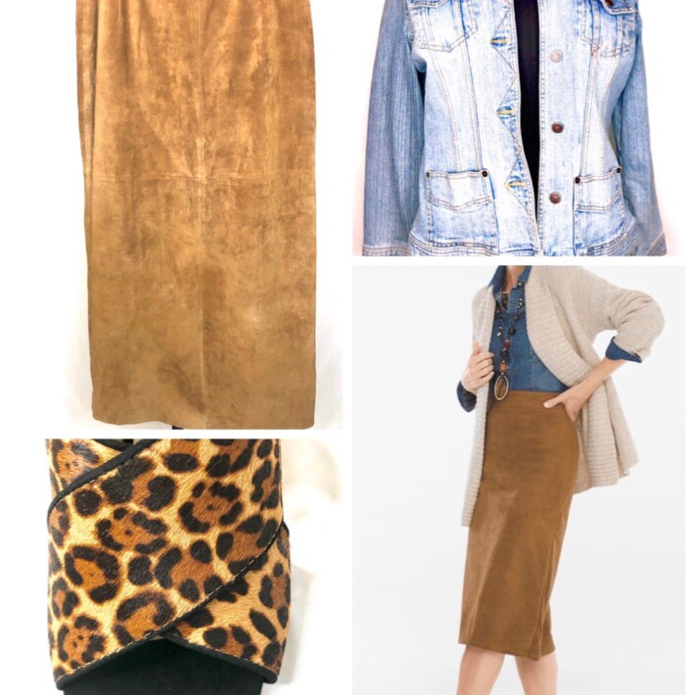 St John’s Bay Suede Skirt